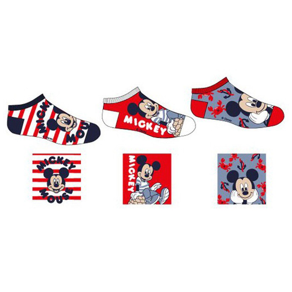 Disney Mickey  children's no-show socks 31/34