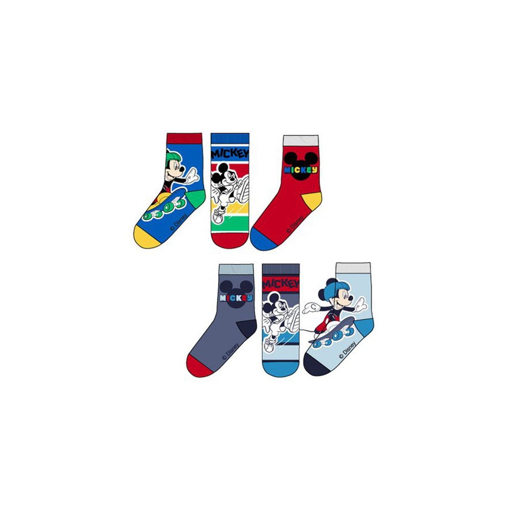 Disney Mickey  Skate kids socks 23-34