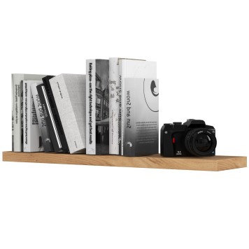 Etagére mural bois 80x3x20 cm Bois sonoma