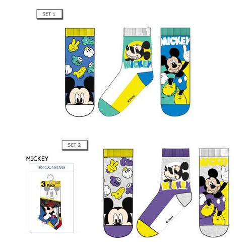 Disney Mickey  kids' socks 23-34