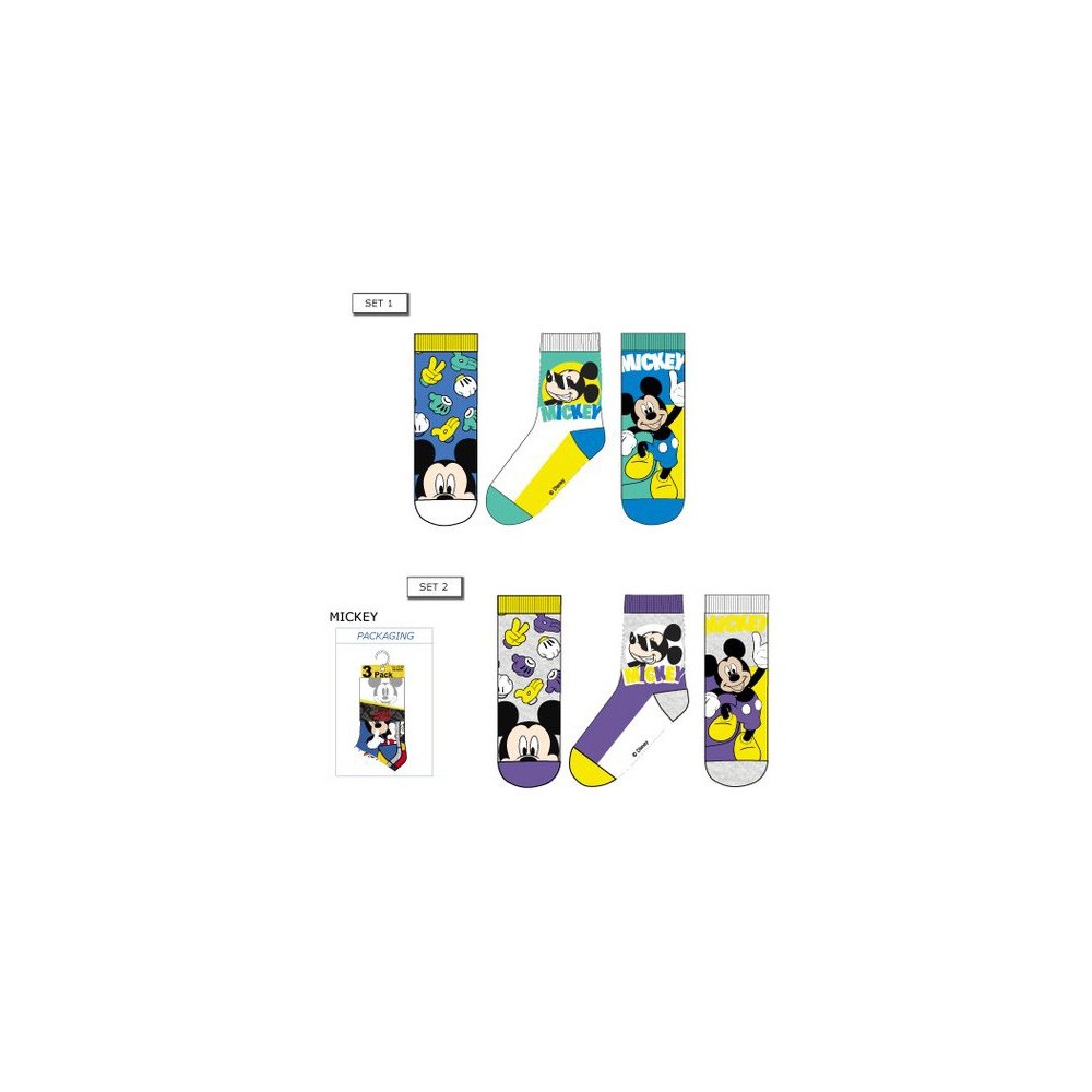 Disney Mickey  kids' socks 23-34
