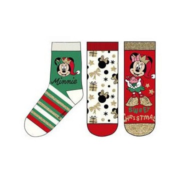 Disney Mickey, Minnie Surprise Karácsonyi gyerek zokni 27/30