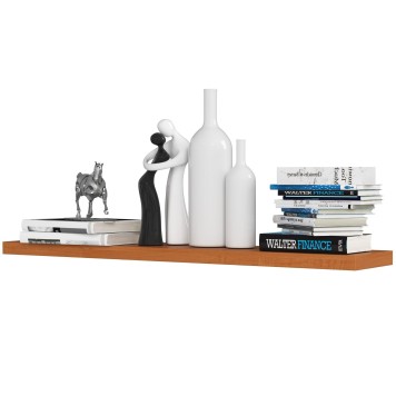 Etagére mural bois 100x3x20 cm Marron