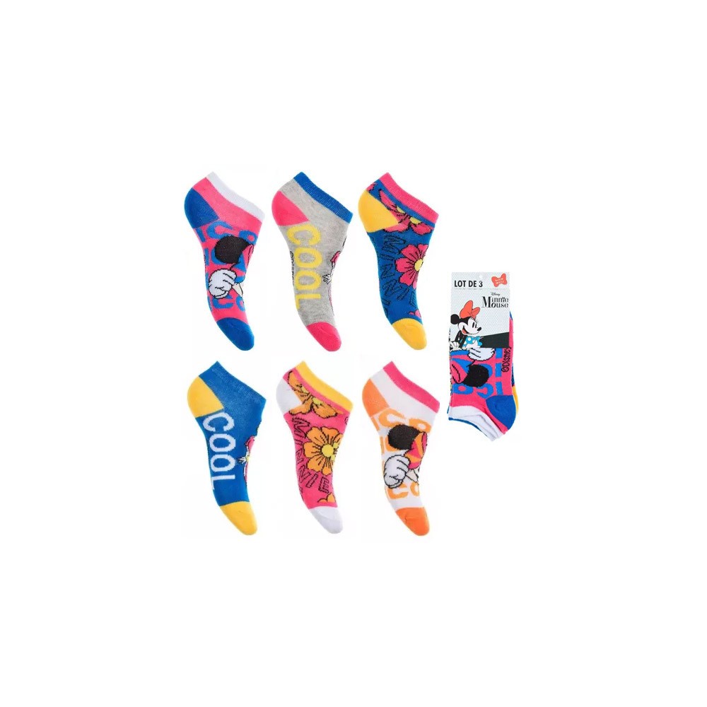 Disney Minnie  children's no show socks 23-34