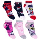 Disney Minnie  children's no-show socks 23-34