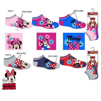 Disney Minnie  kids ankle socks 23-34