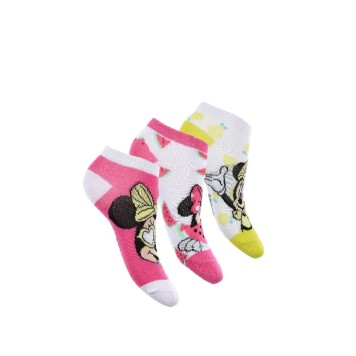 Disney Minnie  kids no-show socks 23-34