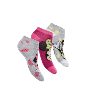 Disney Minnie  kids no-show socks 23-34