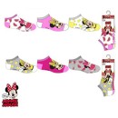 Disney Minnie  kids no-show socks 23-34
