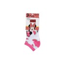 Disney Minnie  kids no-show socks 23-34