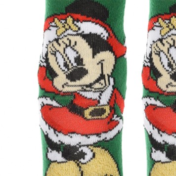Disney Minnie  Gold & Silver Christmas Kids Socks 23-34