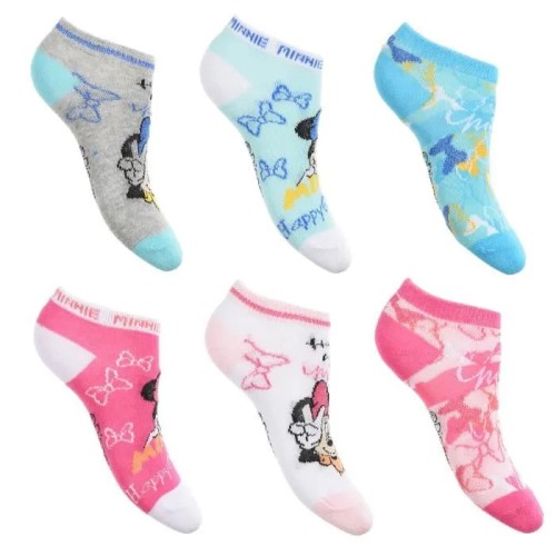 Disney Minnie  children's hidden socks 23-34