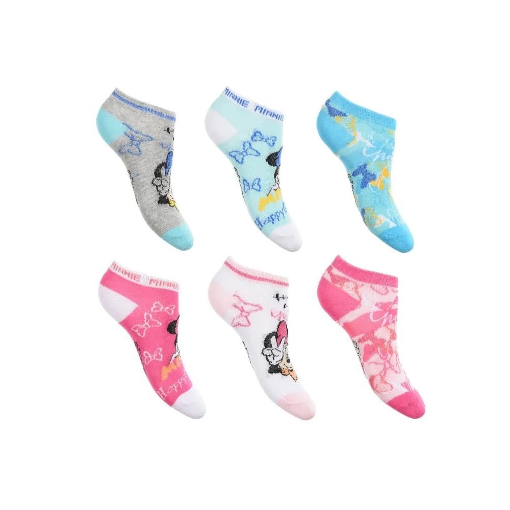 Disney Minnie  children's hidden socks 23-34
