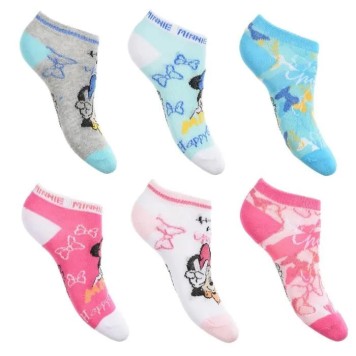 Disney Minnie  children's hidden socks 23-34