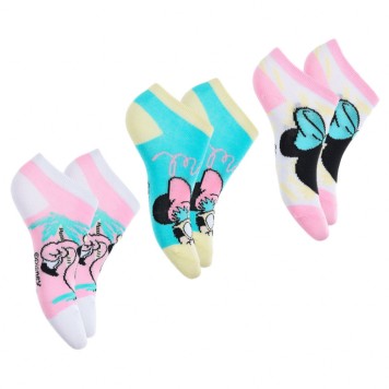 Disney Minnie  Party kids no-show socks 23-34