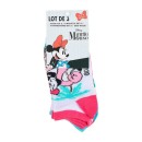 Disney Minnie  Party kids no-show socks 23-34