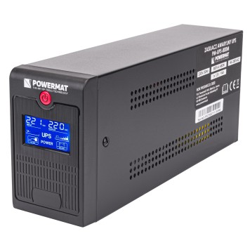 ZASILACZ AWARYJNY UPS LCD 800VA 480W 9AH PM-UPS-800M
