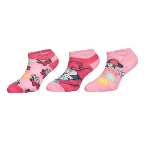 Disney Minnie  Pinky Bow children's low-cut socks 23/26