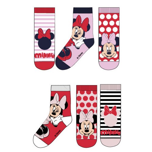 Disney Minnie  Dots children's socks 23-34