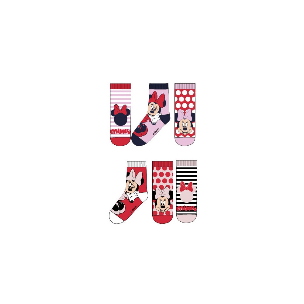 Disney Minnie  Dots children's socks 23-34