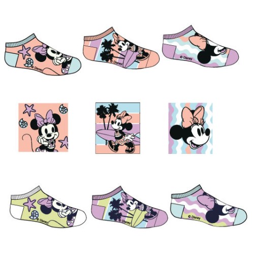 Disney Minnie  Seaside children's invisible socks 23-34