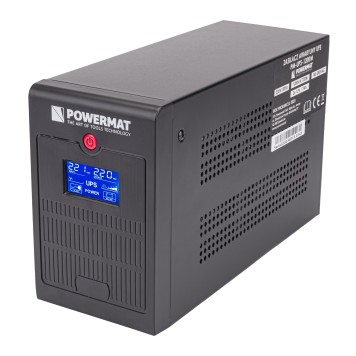 ZASILACZ AWARYJNY UPS LCD 1200VA 720W 2x 7AH PM-UPS-1200M