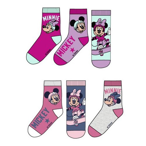 Disney Minnie  Skate kids socks 23-34