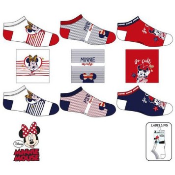 Disney Minnie  children's ankle socks 23-34