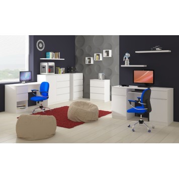 Lot de 3 Etagères mural 25x15x25 Cm Blanche