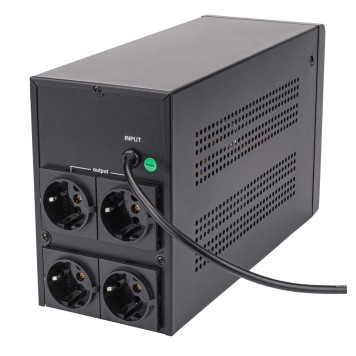ZASILACZ AWARYJNY UPS LCD 1500VA 900W 2x 9AH PM-UPS-1500M