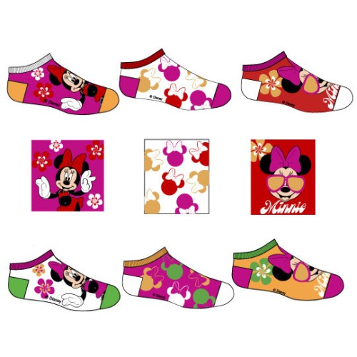 Disney Minnie  Sun children's ankle socks 23-34