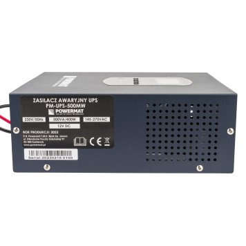 Zasilacz Awaryjny UPS LCD 500VA 300W Przetwornica PM-UPS-500MW