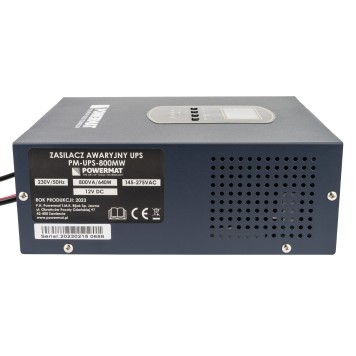 Zasilacz Awaryjny UPS LCD 800VA 500W Przetwornica PM-UPS-800MW