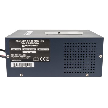 Zasilacz Awaryjny UPS LCD 1000VA 800W Przetwornica PM-UPS-1000MW