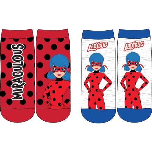 Miraculous Ladybug children's invisible socks 23-34