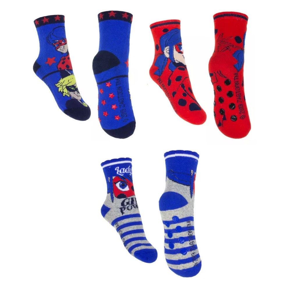 Miraculous Ladybug kids thick anti-slip socks 23-34