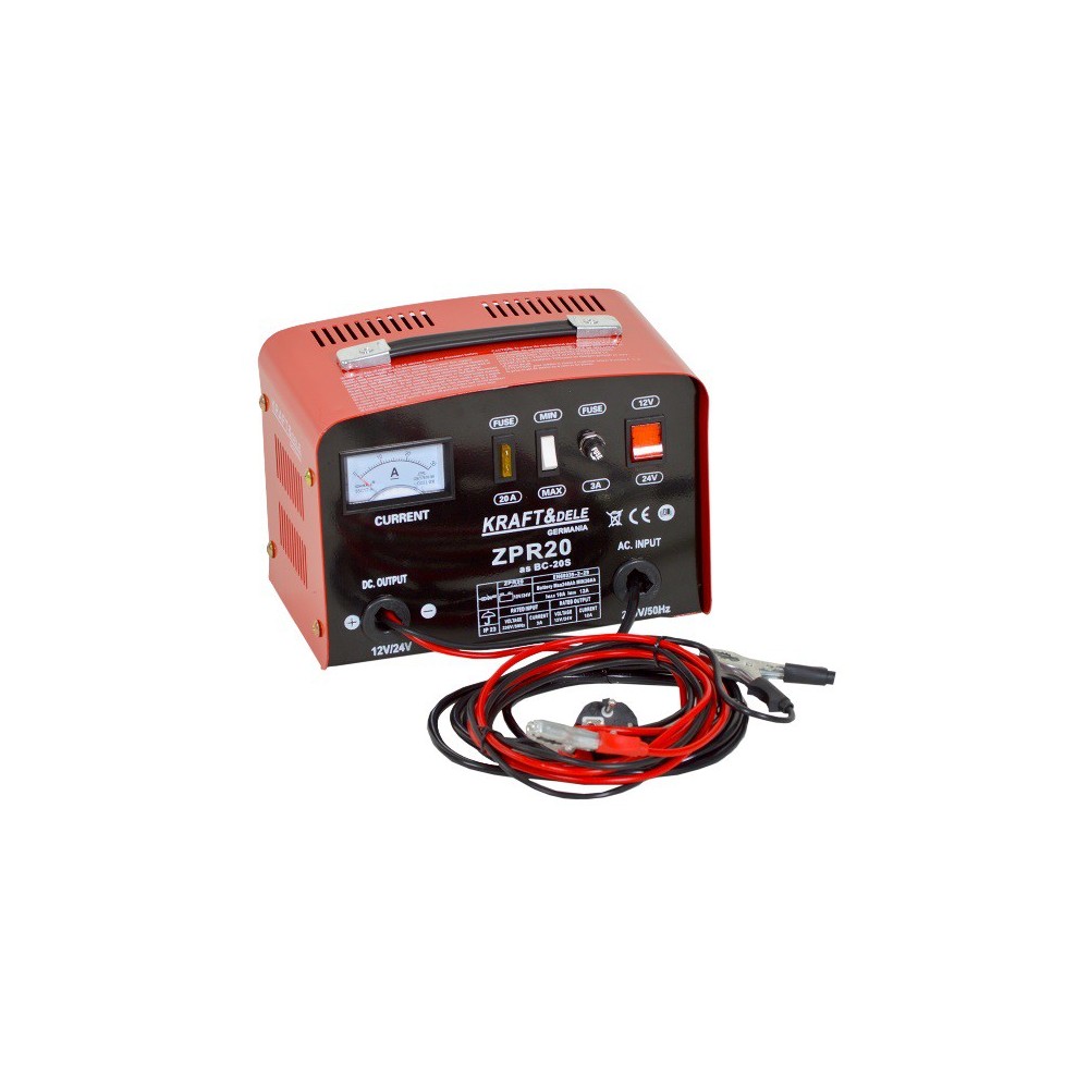 Prostownik samochodowy 12V 24V 30A 250Ah KD1913