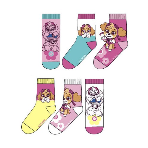 Paw Patrol Skye kids socks 23-34