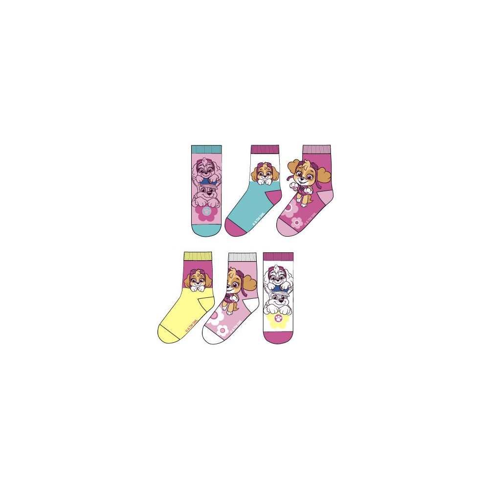 Paw Patrol Skye kids socks 23-34