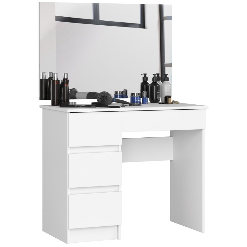 Toaletka z lustrem CLP T-6/SL 900x600 LEWA BIAŁA Toaletka z lustrem CLP T-6/SL 900x600 LEWA BIAŁA