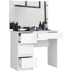 Toaletka z lustrem CLP T-6/SL 900x600 LEWA BIAŁA