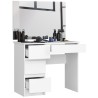 Toaletka z lustrem CLP T-6/SL 900x600 LEWA BIAŁA