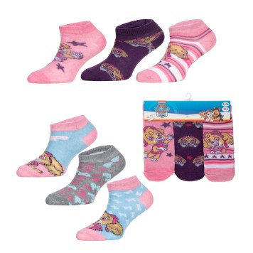 Paw Patrol children's no show socks 23-34
