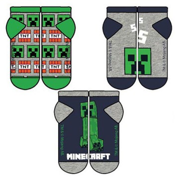 Minecraft children's no-show socks 23/26