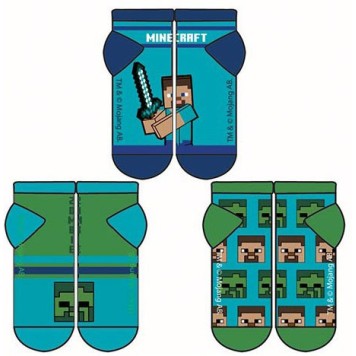 Minecraft children's ankle socks 23-38