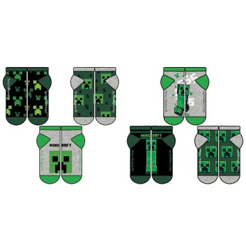 Minecraft children's no-show socks 23-38