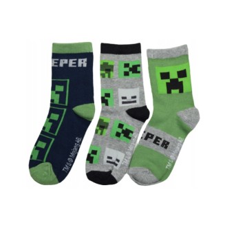 Minecraft Skeleton kids' socks 31/34