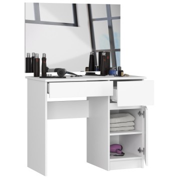 Toaletka z lustrem CLP P-2/SL 900x600 PRAWA BIAŁA