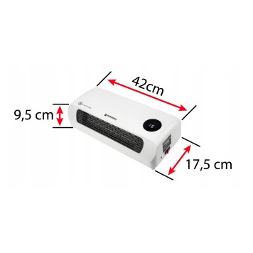 Kurtyna powietrzna 2000W Pilot POWERMAT PM-GC-3000DL