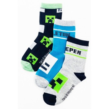Minecraft Mobs children's socks 31/34